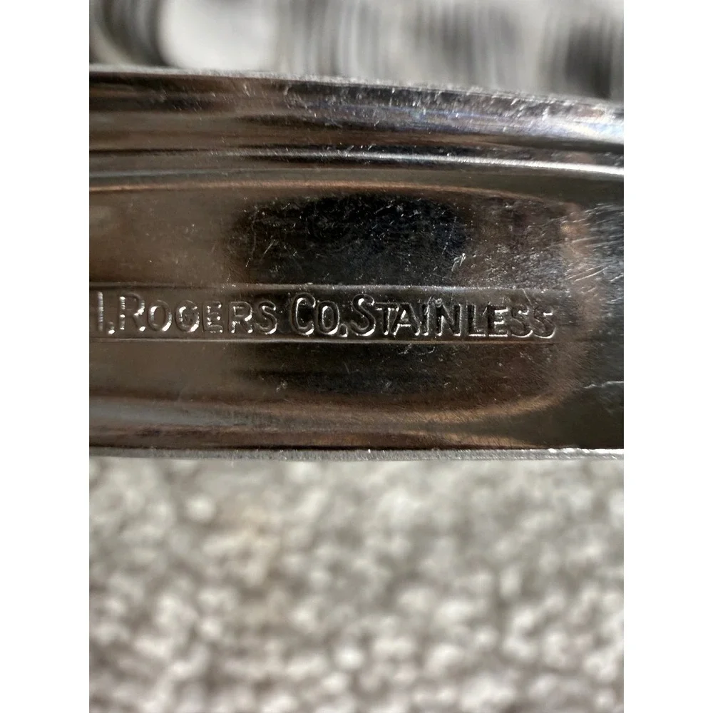 Simeon L. & George H. Rogers Co Stainless Flatware Enchantment Set 77pc